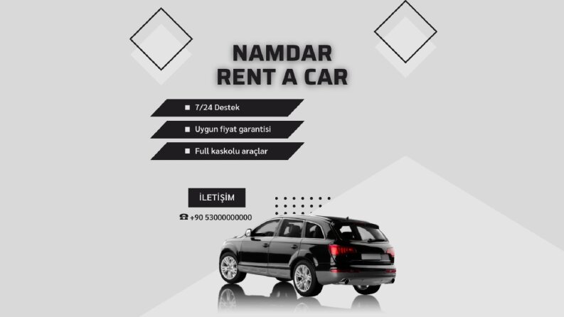 Namdar Rent a Car Broşur