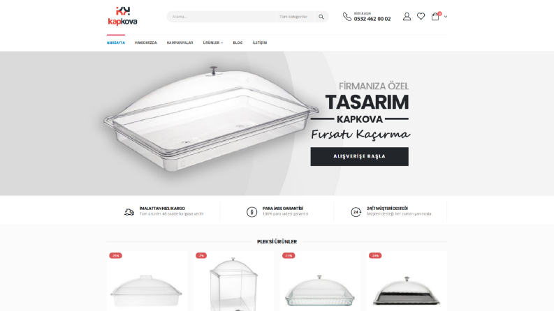 Kapkova E-Ticaret Sitesi