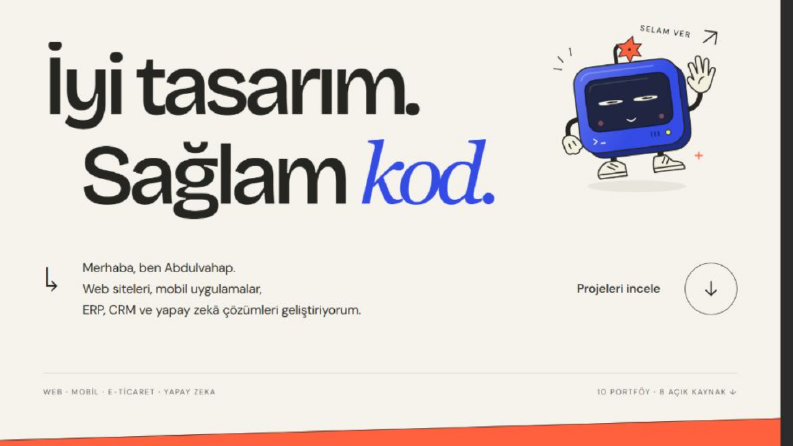 vahap.dev - Portföy Web Sitesi ve Müşteri Yönetim Platformu