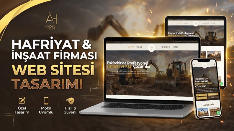 Aydın Hafriyat Kurumsal Web Sitesi