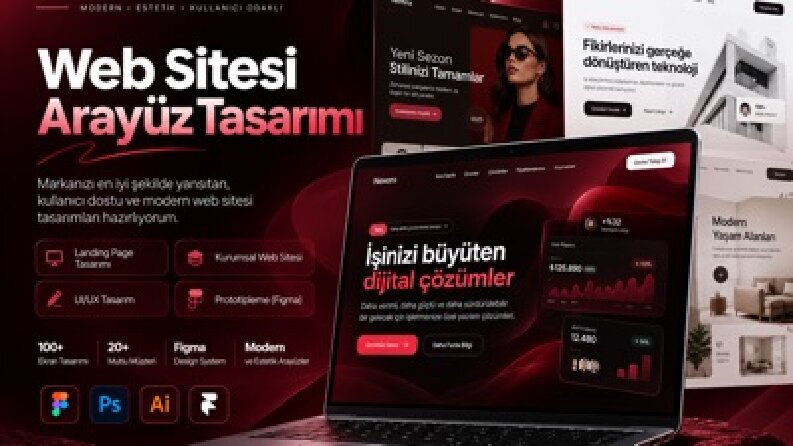 Ben, modern ve kullanıcı dostu web sitesi arayüz tasarımı yaparım