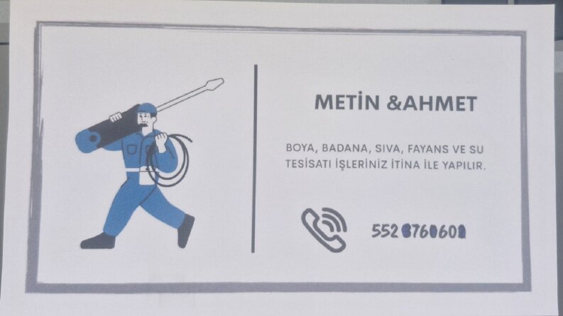 TESİSAT KARTVİZİT