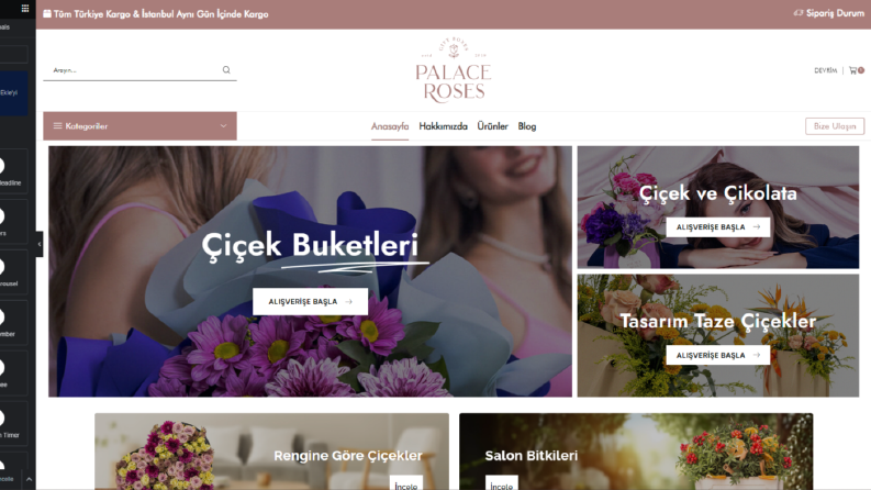 E ticaret sitesi