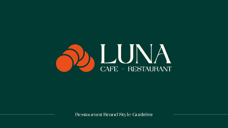 Luna Cafe & Restaurant - Konsept Logo Tasarımı