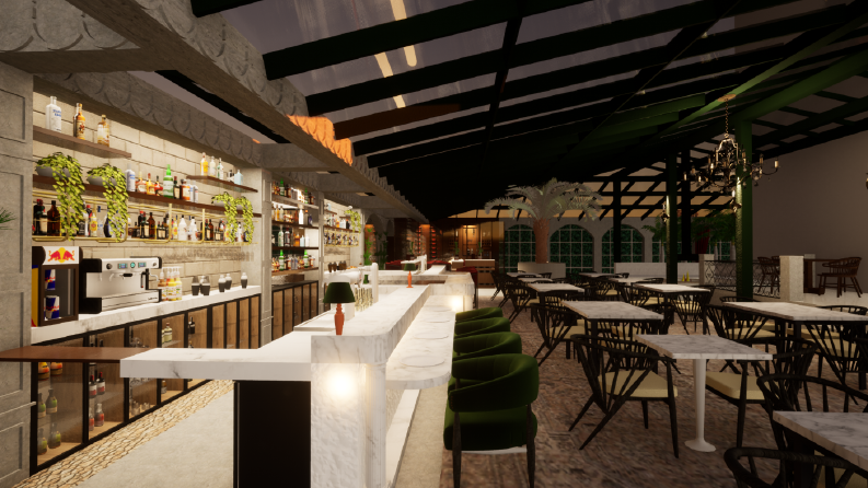 Köşk İçi Restoran Tasarımı