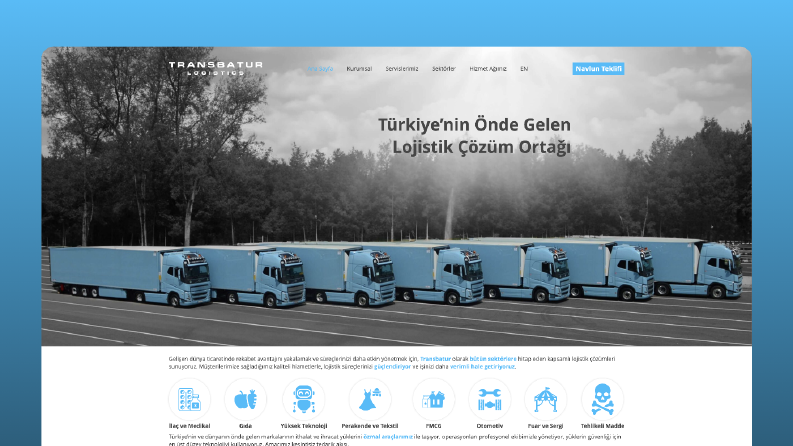 Transbatur - Kurumsal Web Sitesi