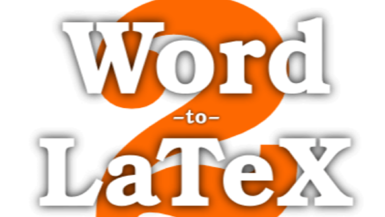 Word to LaTex