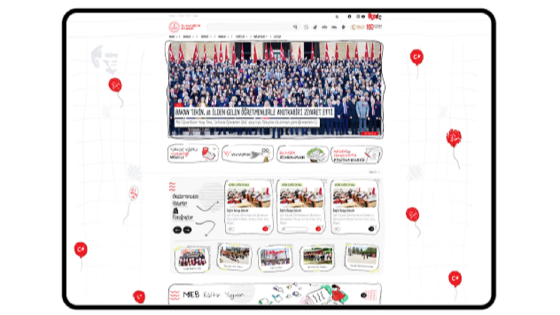 Millî Eğitim Bakanlığı Resmî Web Sitesi 23 Nisan Teması