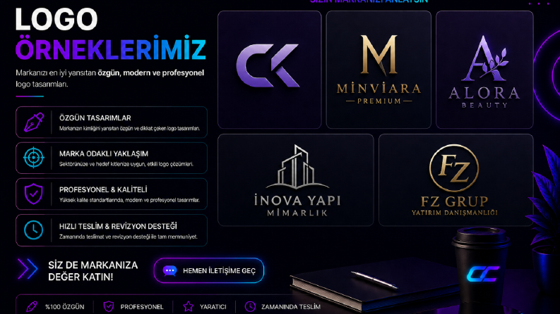 Yaratıcı ve Marka Odaklı Logo Çalışmaları