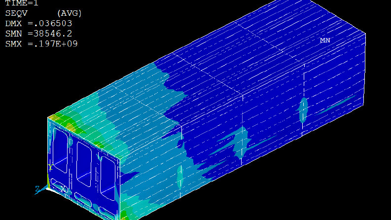 Gemi Gövdesinin Analizi (Ansys APDL)
