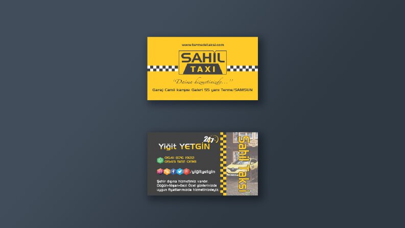 Taksici Yiğit Yetgin Kartvizit