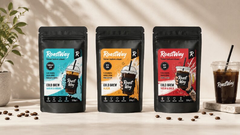 RoastWay – Doypack Ambalaj Tasarımı