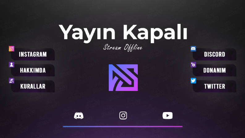 AnStaff Logo + Twitch Tasarımı