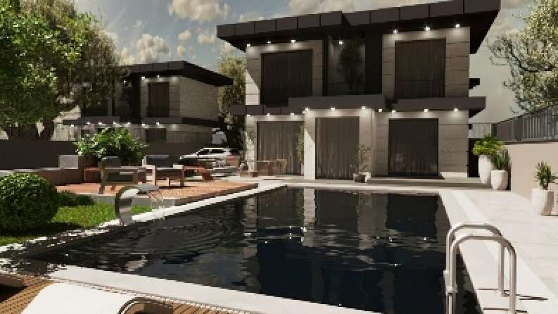 Havuzlu müstakil villa 