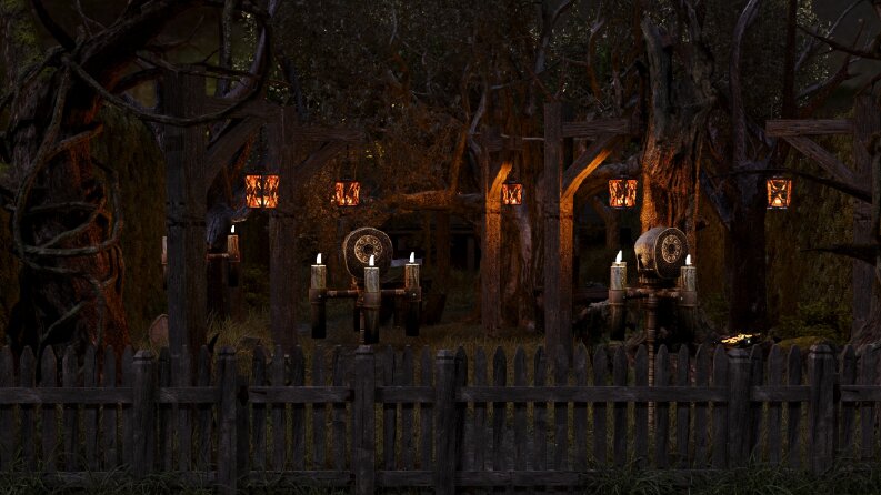 THE WITCHER KONSEPTLİ BAHÇE 