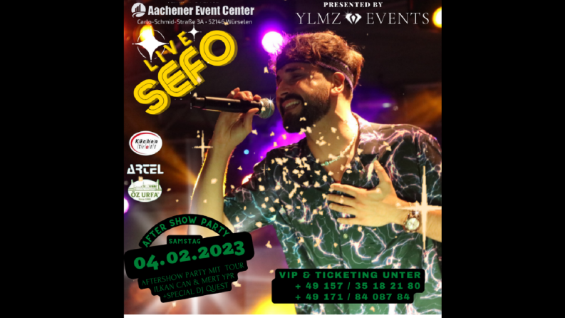 Almanya YLMZ EVENTS Sefo Konseri