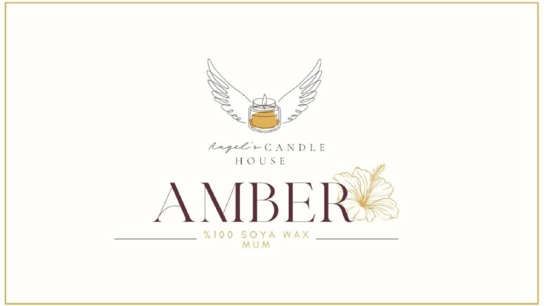 Angel`s Candle House için hazırladığımız etiket tasarımı.