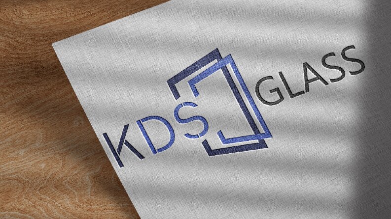 KDS Glass Logo Tasarımı ve Mockup Sunumu