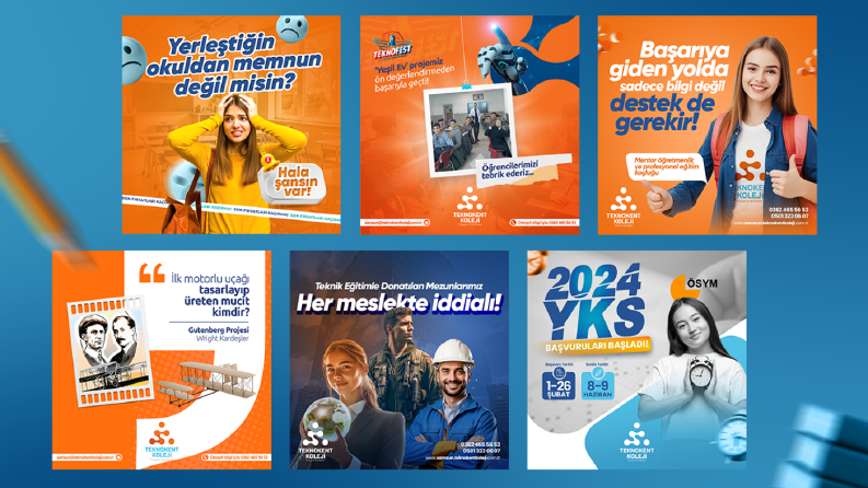 Sosyal medya tasarımları iş örneklerim