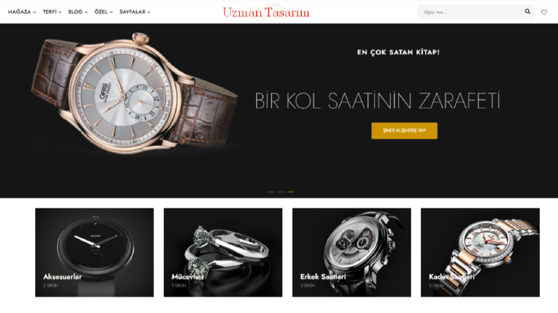 Saat- Takı - E-Ticaret Sitesi