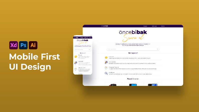 oncebibak.com - Arayüz Tasarımı