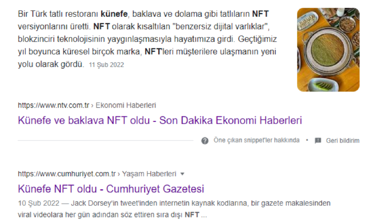 NFT ve Metaverse çalışmarı ile basın raporu