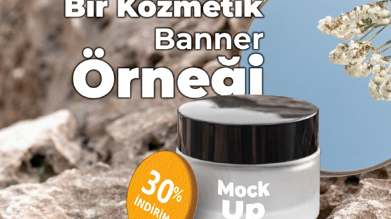 Örnek Kozmetik Banner Tasarımı