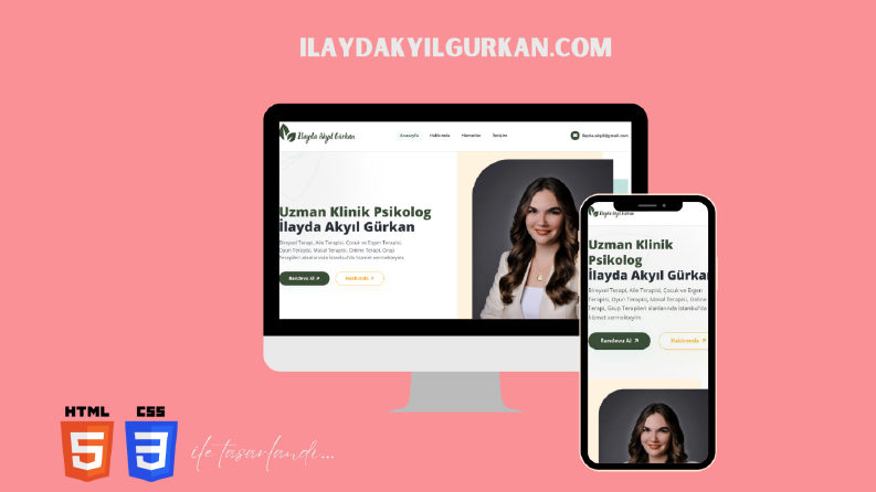 İlayda Akyıl Gürkan - Web Sitesi Tasarımı