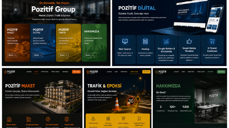 Pozitif Group – Kurumsal Web Sitesi