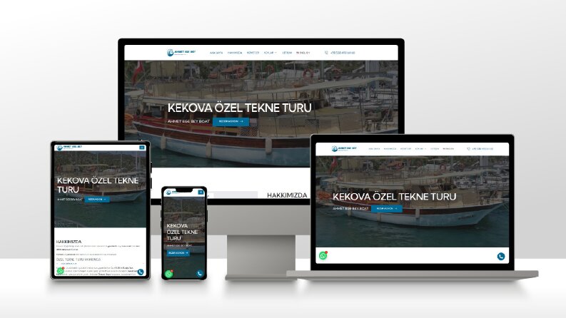 Ahmet Egebey - İnternet Sitesi Tasarımı