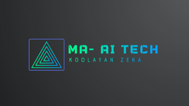 Yapay zeka üzerinde çalışan  yazılım şirketi için logo