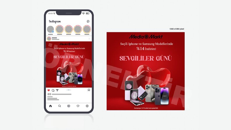 Sevgililer Günü özel post tasarımı