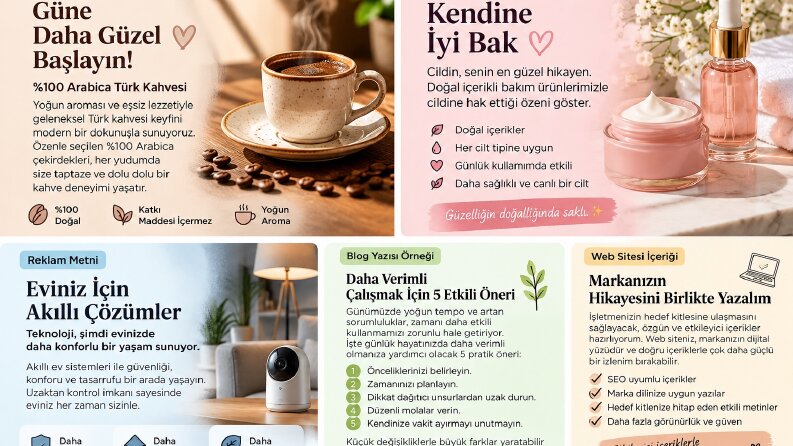 Profesyonel Ürün Açıklamaları ve Özgün Metin Yazarlığı