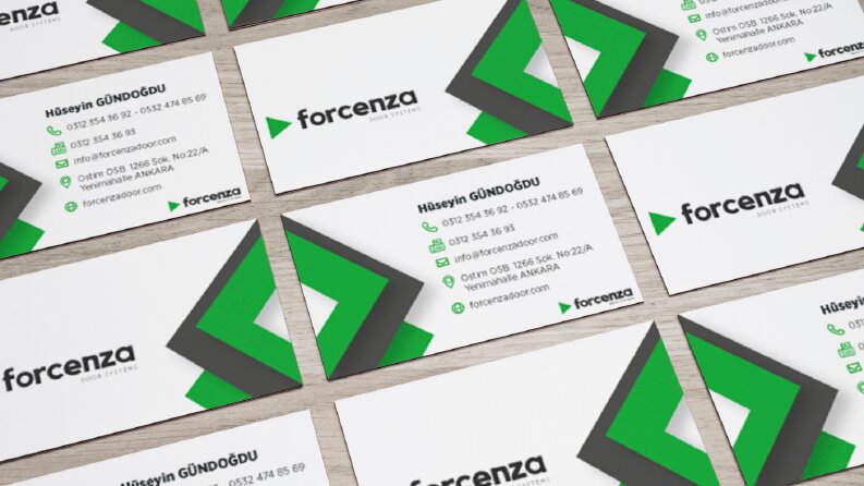 Forcenza - Kartvizit Tasarımı