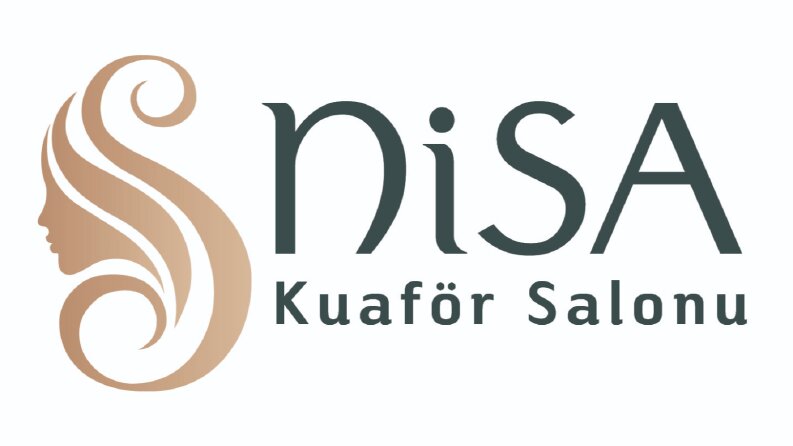 Nisa kuaför logo çalışması