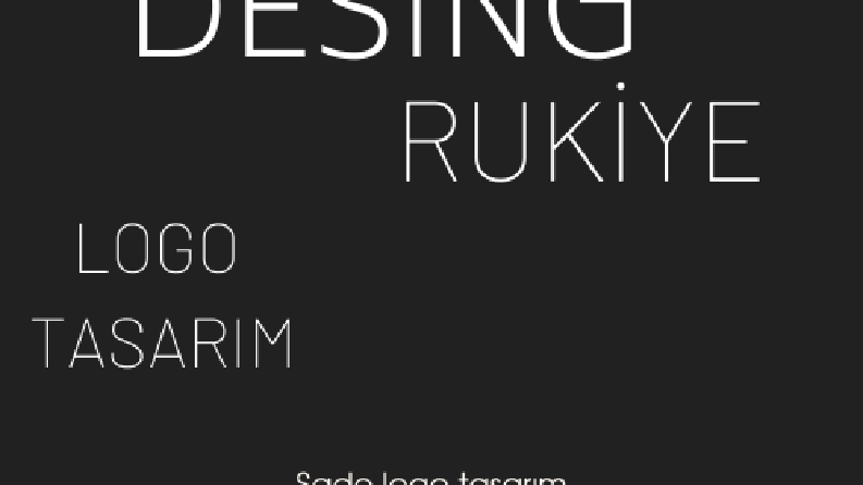 sade şık estetik logo tasrımları