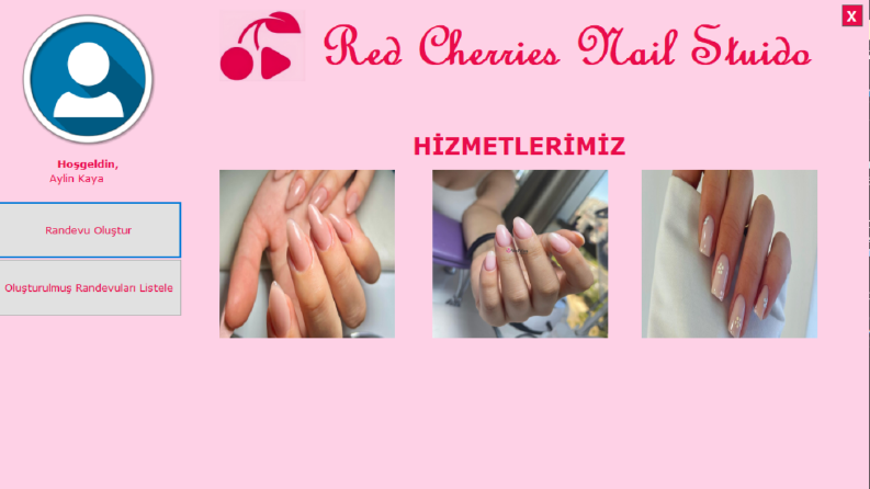 Red Cherries Nail Stuido - Randevu Sistemi