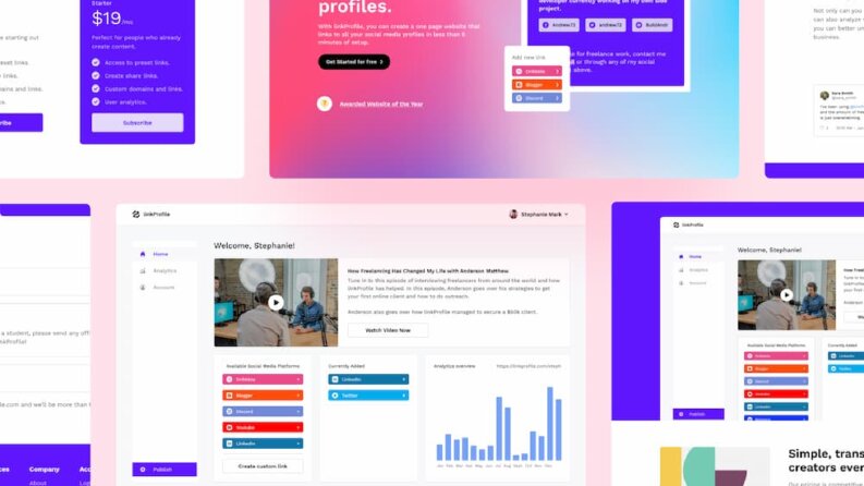 'Link Profile App' Projesi