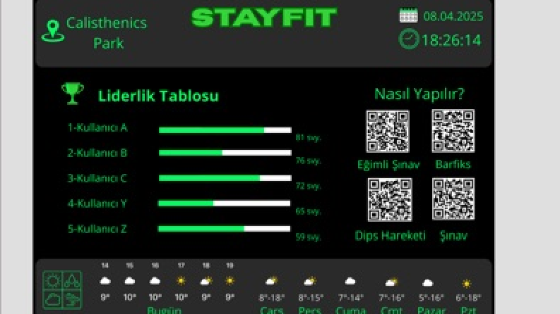 Spor Uygulaması - Arayüz Tasarımı