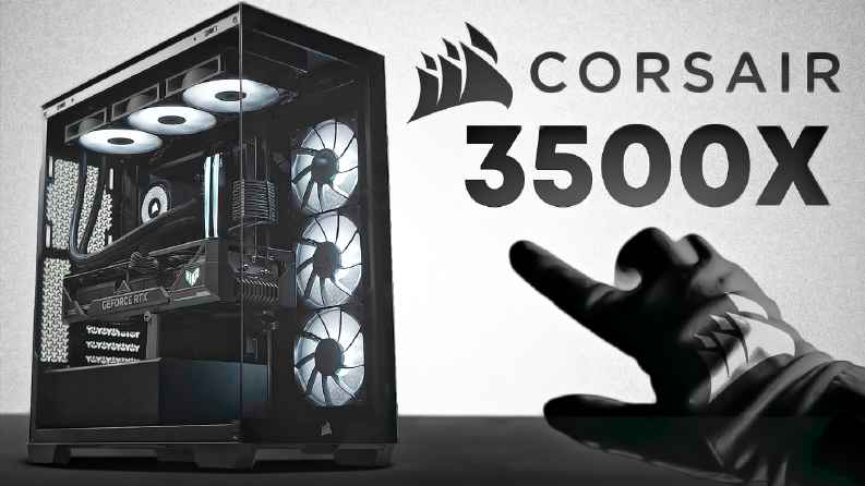 Corsair 3500X İnceleme Videosu Youtube Thumbnail Tasarımı