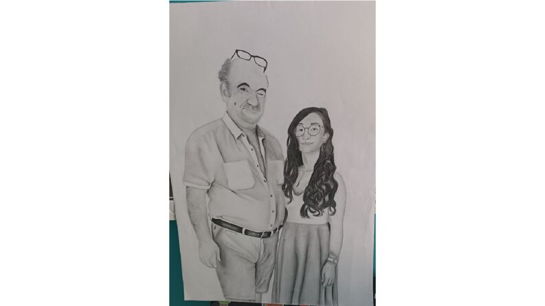 Profesyonel Karakalem Portre Çalışması