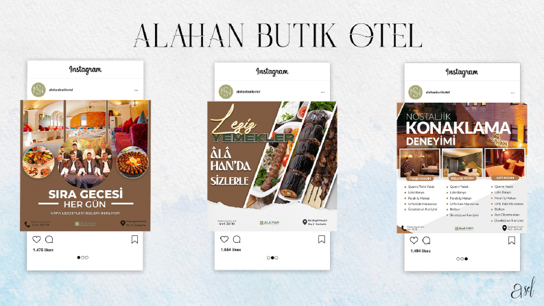 Alahan Otel Post Çalışması