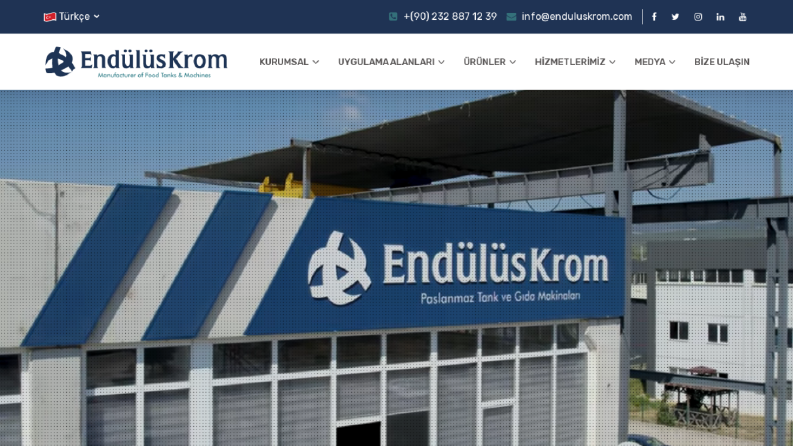 Endülüs Krom - Website Tasarımı