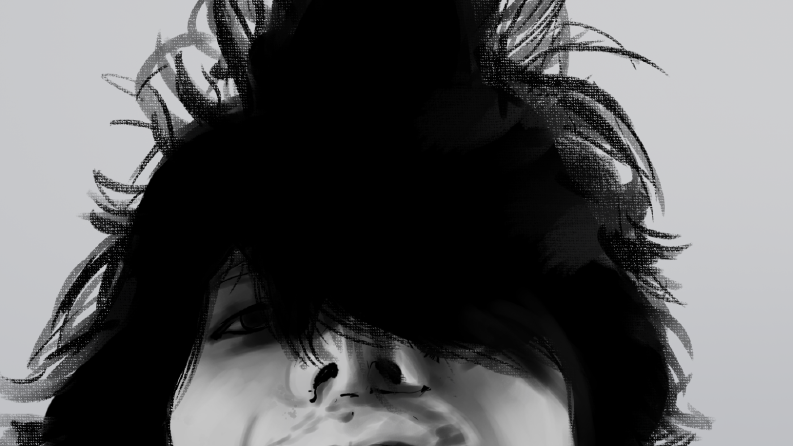 Black and White Portre
