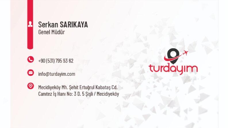 Tüm firmalara kartvizit tasarlarım