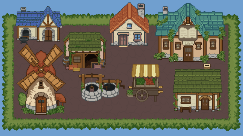 Pixel Art - Buildings