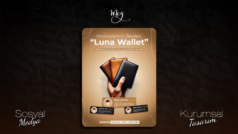 Luna Leather - Sosyal Medya Tasarımı