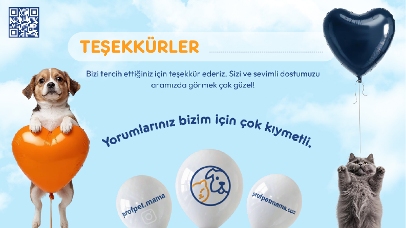 Petshop - Teşekkür kartı
