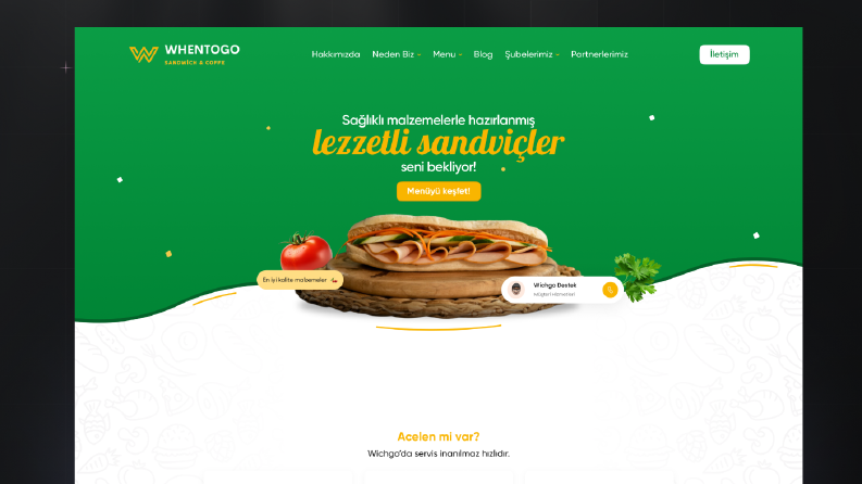 Wichigo Landing Page