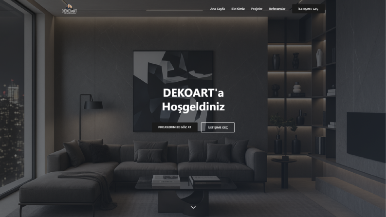 Dekorasyon Proje Tanıtım Sitesi